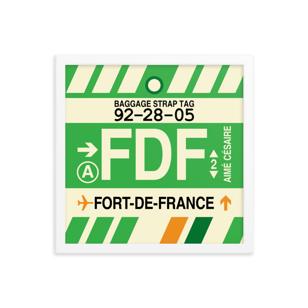 Travel-Themed Framed Print • FDF Fort-de-France Souvenir • YHM Designs - Image 13