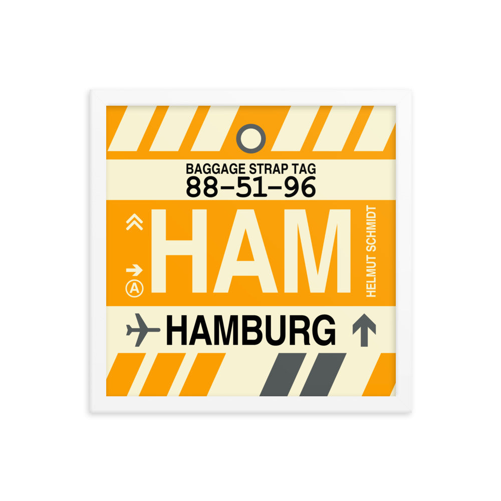 Travel-Themed Framed Print • HAM Hamburg Souvenir • YHM Designs - Image 13