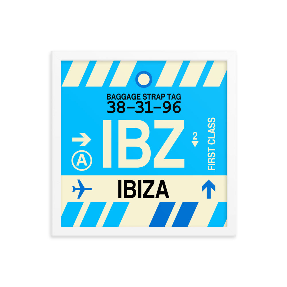 Travel-Themed Framed Print • IBZ Ibiza Souvenir • YHM Designs - Image 13