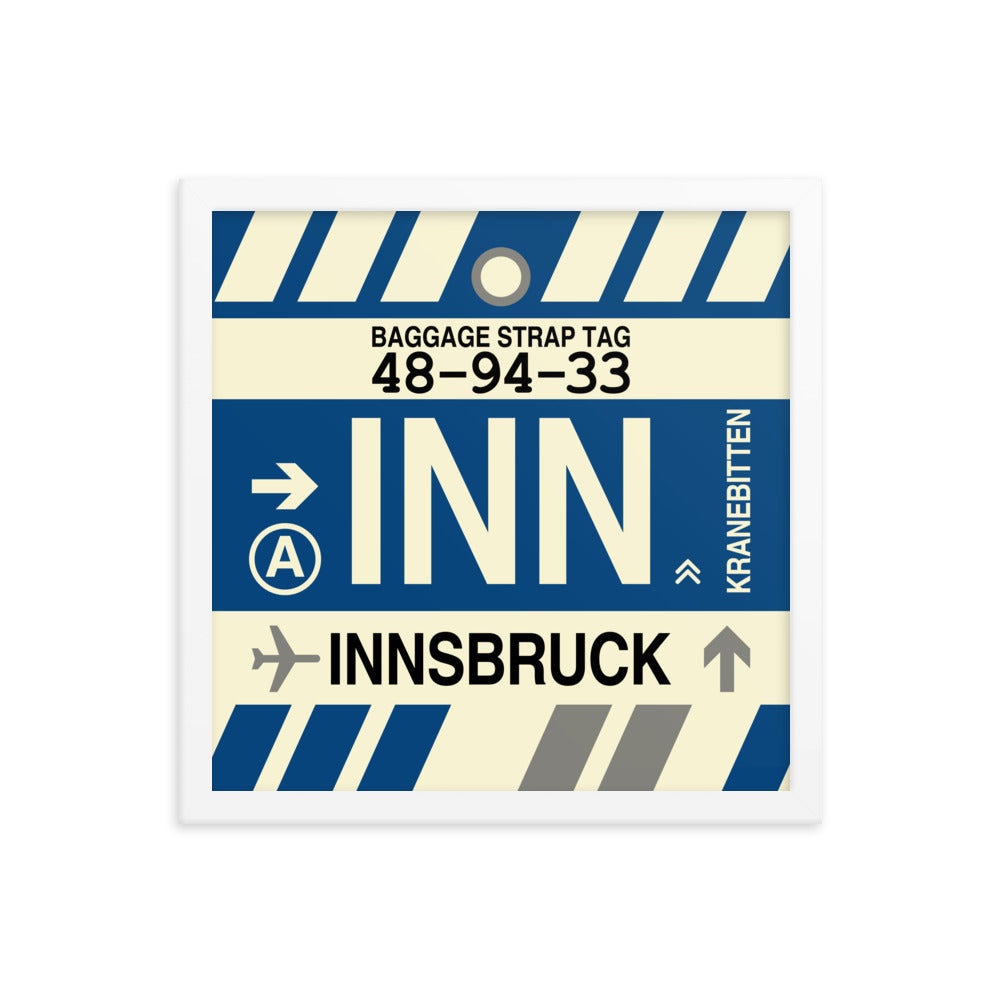 Travel-Themed Framed Print • INN Innsbruck Souvenir • YHM Designs - Image 13