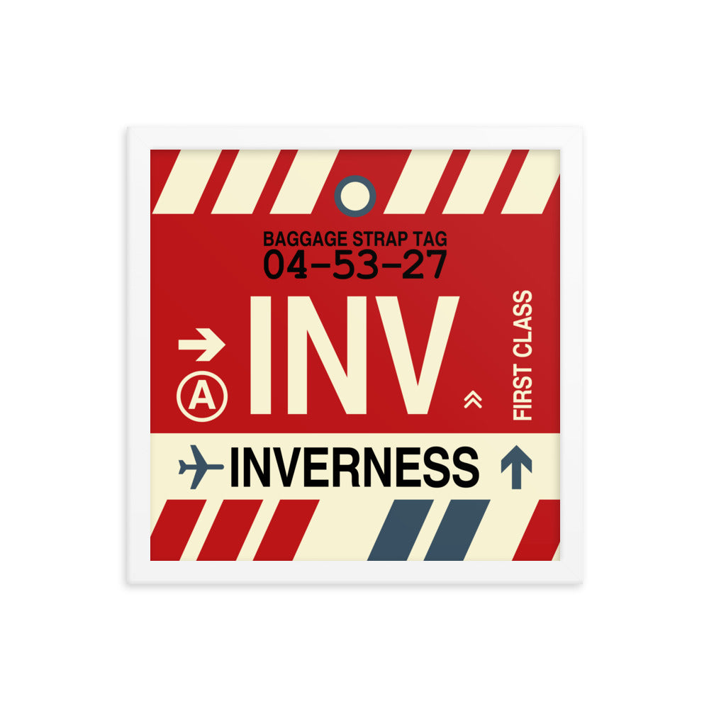 Travel-Themed Framed Print • INV Inverness Souvenir • YHM Designs - Image 13