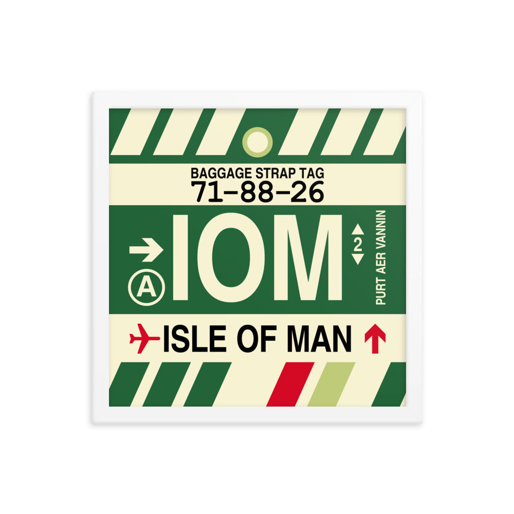 Travel-Themed Framed Print • IOM Isle of Man Souvenir • YHM Designs - Image 13