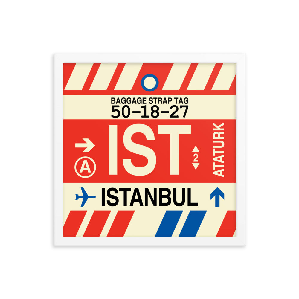 Travel-Themed Framed Print • IST Istanbul Souvenir • YHM Designs - Image 13