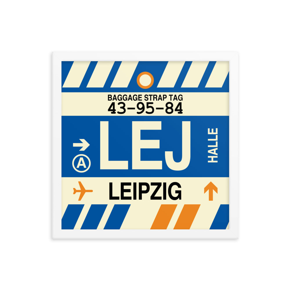 Travel-Themed Framed Print • LEJ Leipzig Souvenir • YHM Designs - Image 13