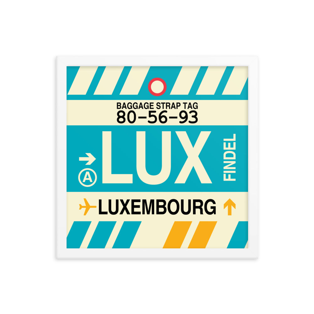 Travel-Themed Framed Print • LUX Luxembourg Souvenir • YHM Designs - Image 13