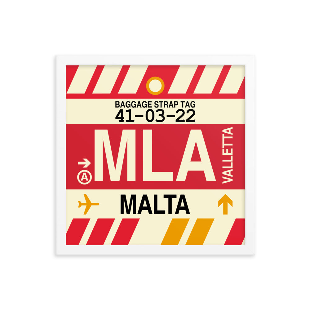 Travel-Themed Framed Print • MLA Valletta Souvenir • YHM Designs - Image 13