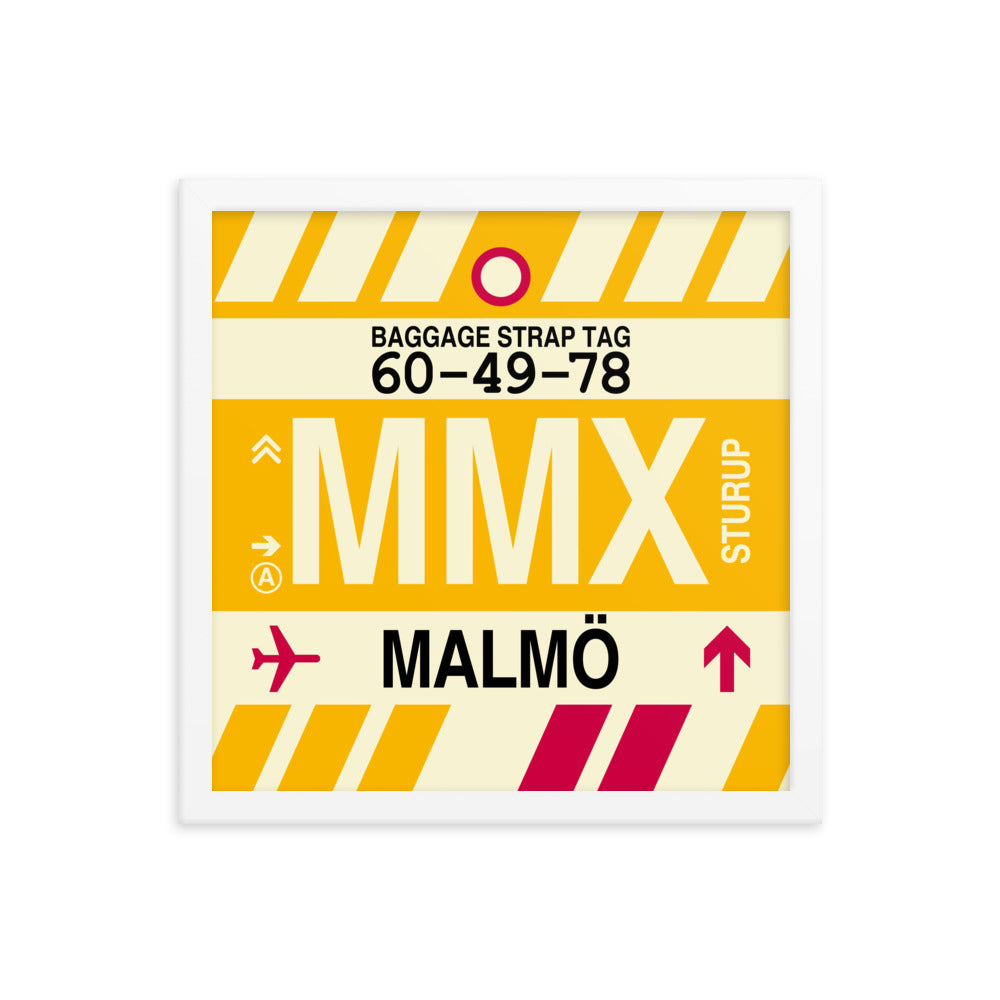 Travel-Themed Framed Print • MMX Malmo Souvenir • YHM Designs - Image 13