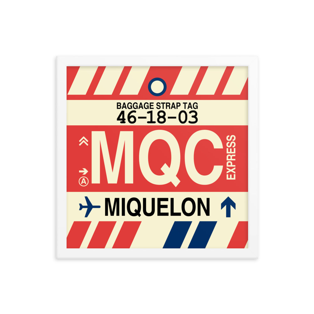 Travel-Themed Framed Print • MQC Miquelon Souvenir • YHM Designs - Image 13