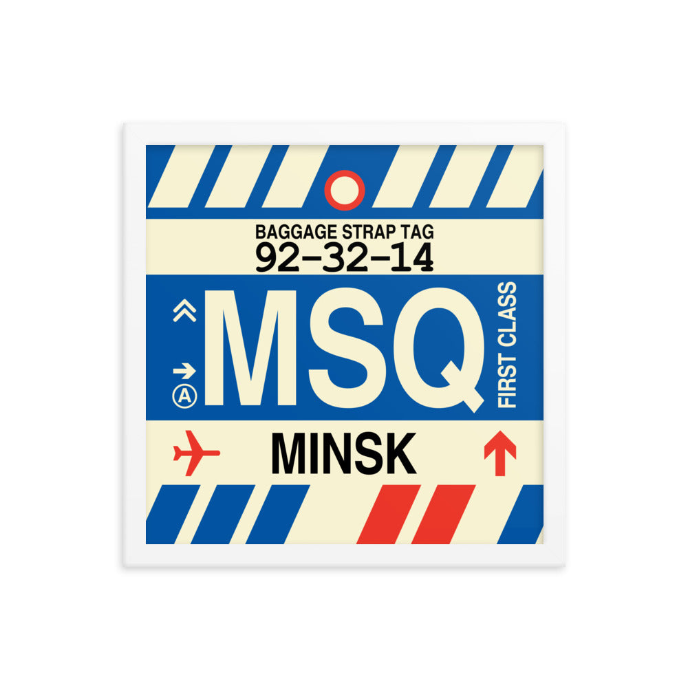 Travel-Themed Framed Print • MSQ Minsk Souvenir • YHM Designs - Image 13