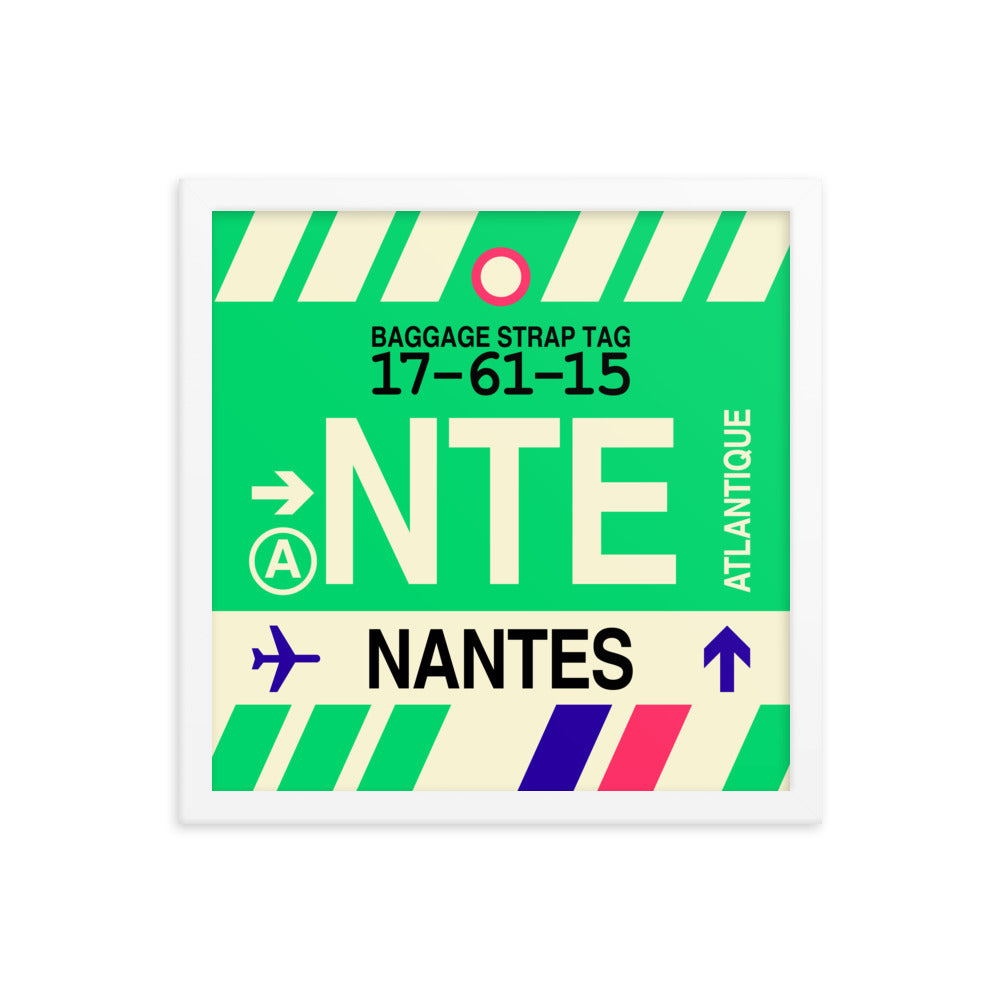 Travel-Themed Framed Print • NTE Nantes • YHM Designs - Image 13