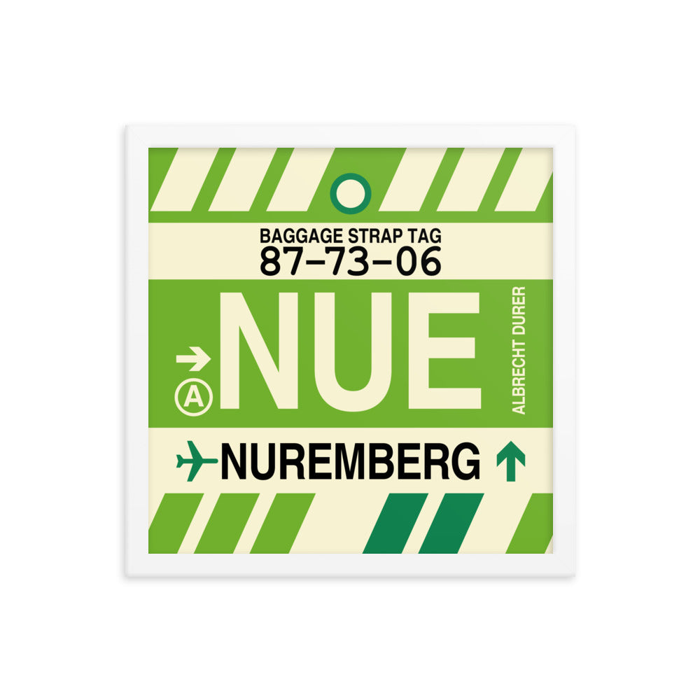 Travel-Themed Framed Print • NUE Nuremberg Souvenir • YHM Designs - Image 13