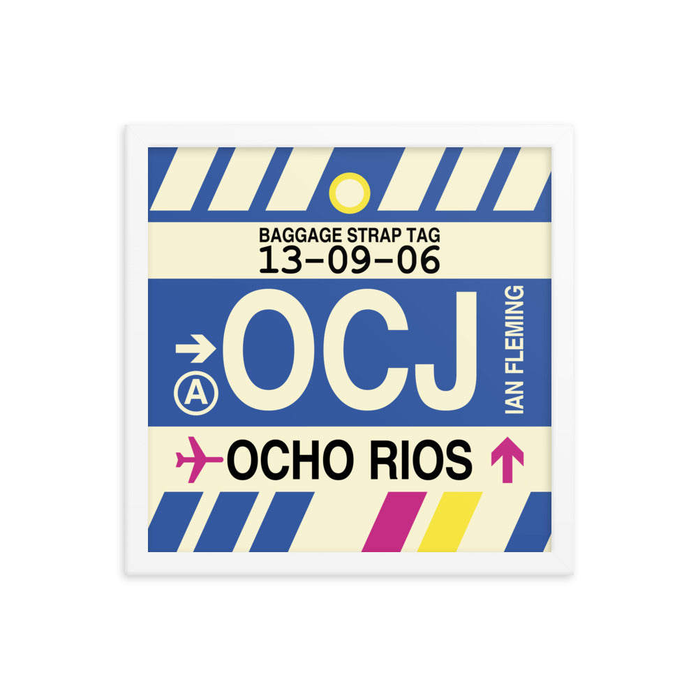 Travel-Themed Framed Print • OCJ Ocho Rios Souvenir • YHM Designs - Image 13