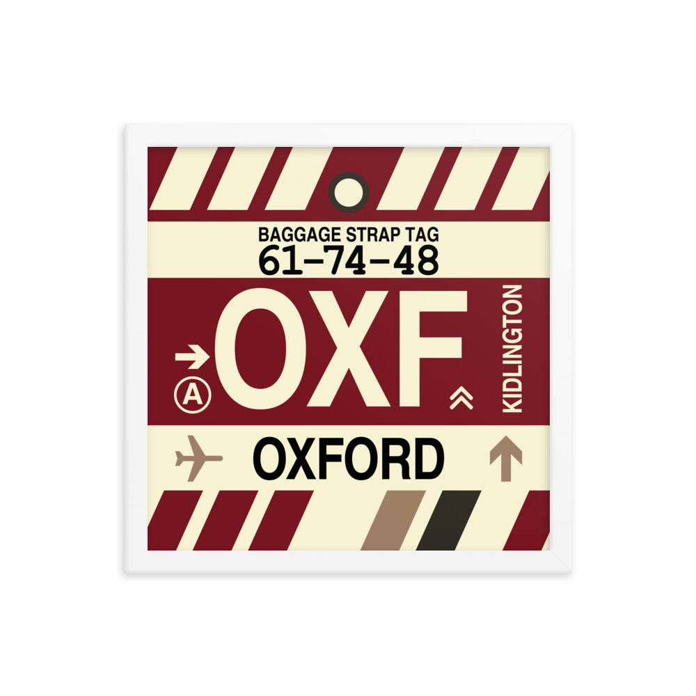 Travel-Themed Framed Print • OXF Oxford Souvenir • YHM Designs - Image 13