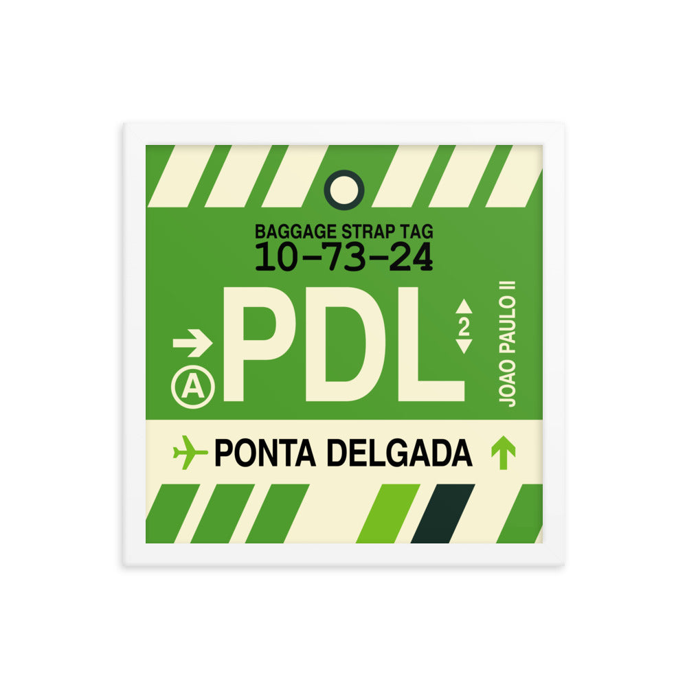 Travel-Themed Framed Print • PDL Ponta Delgada Souvenir • YHM Designs - Image 13