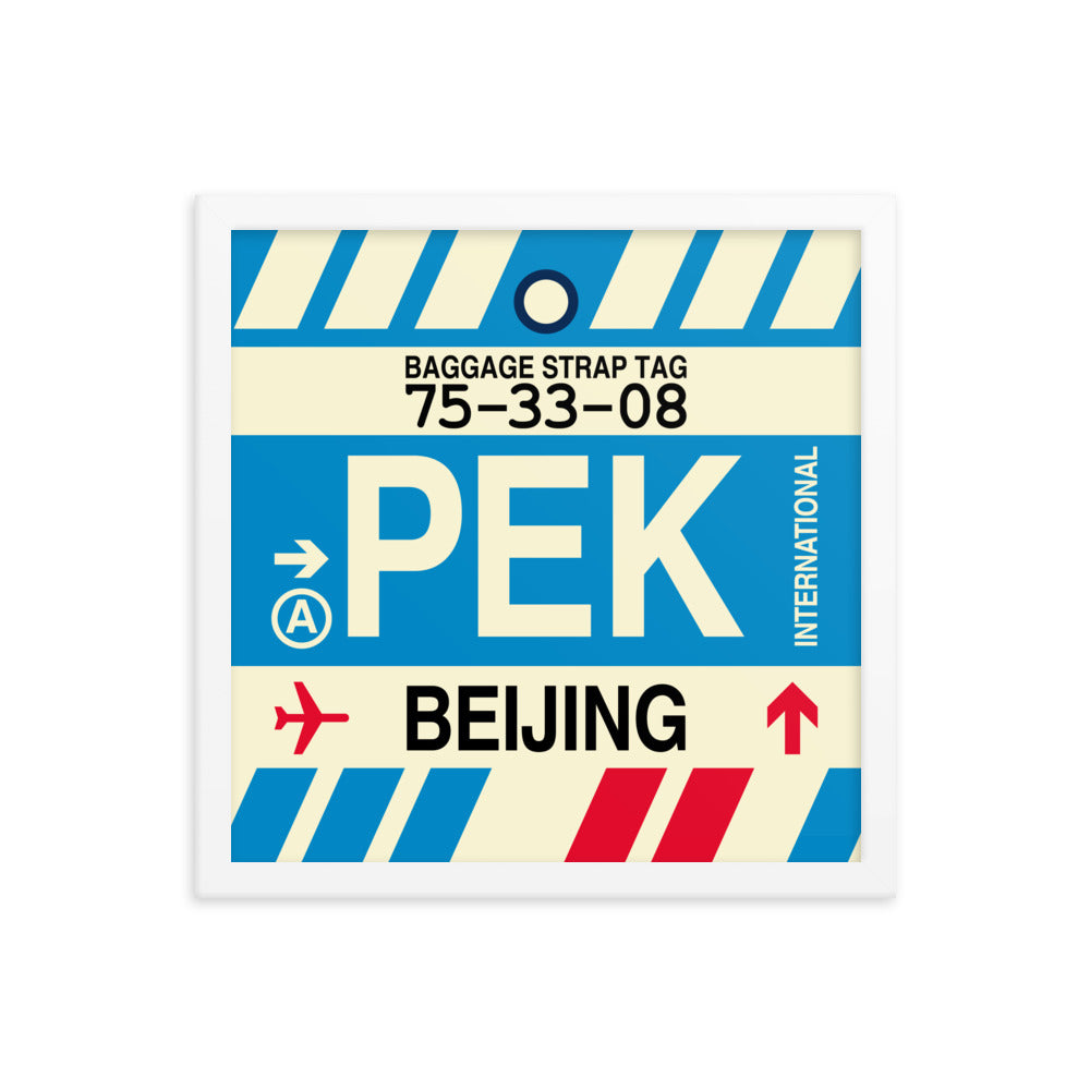 Travel-Themed Framed Print • PEK Beijing Souvenir • YHM Designs - Image 13