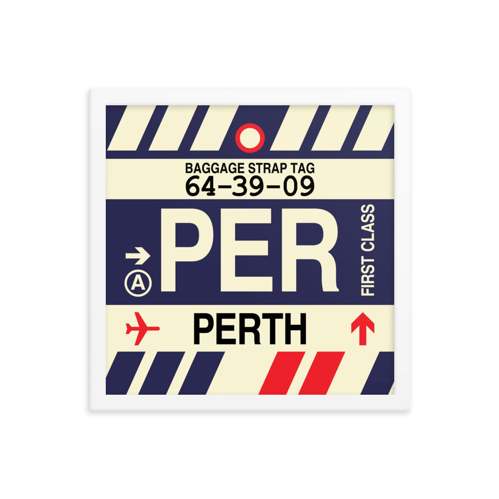 Travel-Themed Framed Print • PER Perth • YHM Designs - Image 13