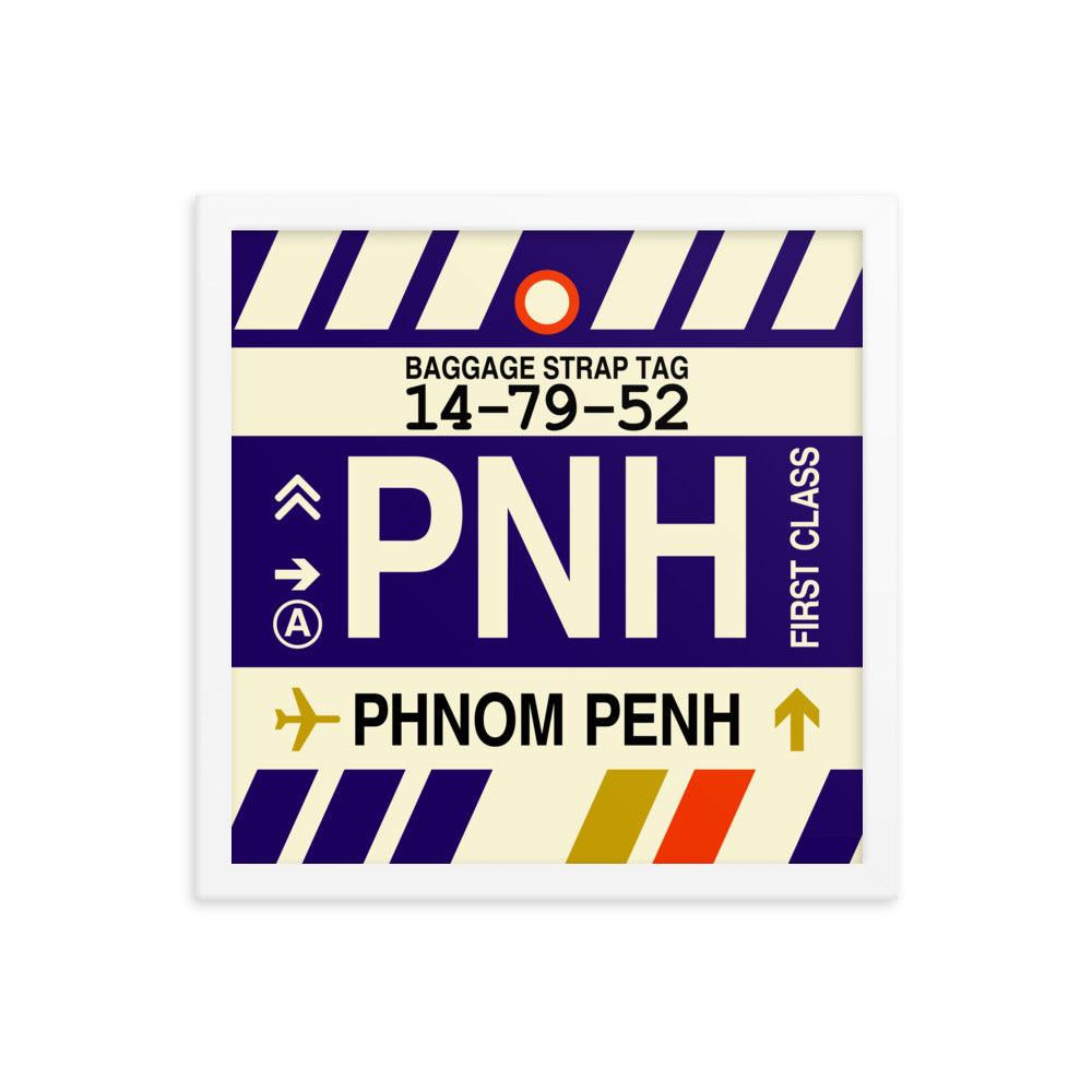 Travel-Themed Framed Print • PNH Phnom Penh Souvenir • YHM Designs - Image 13