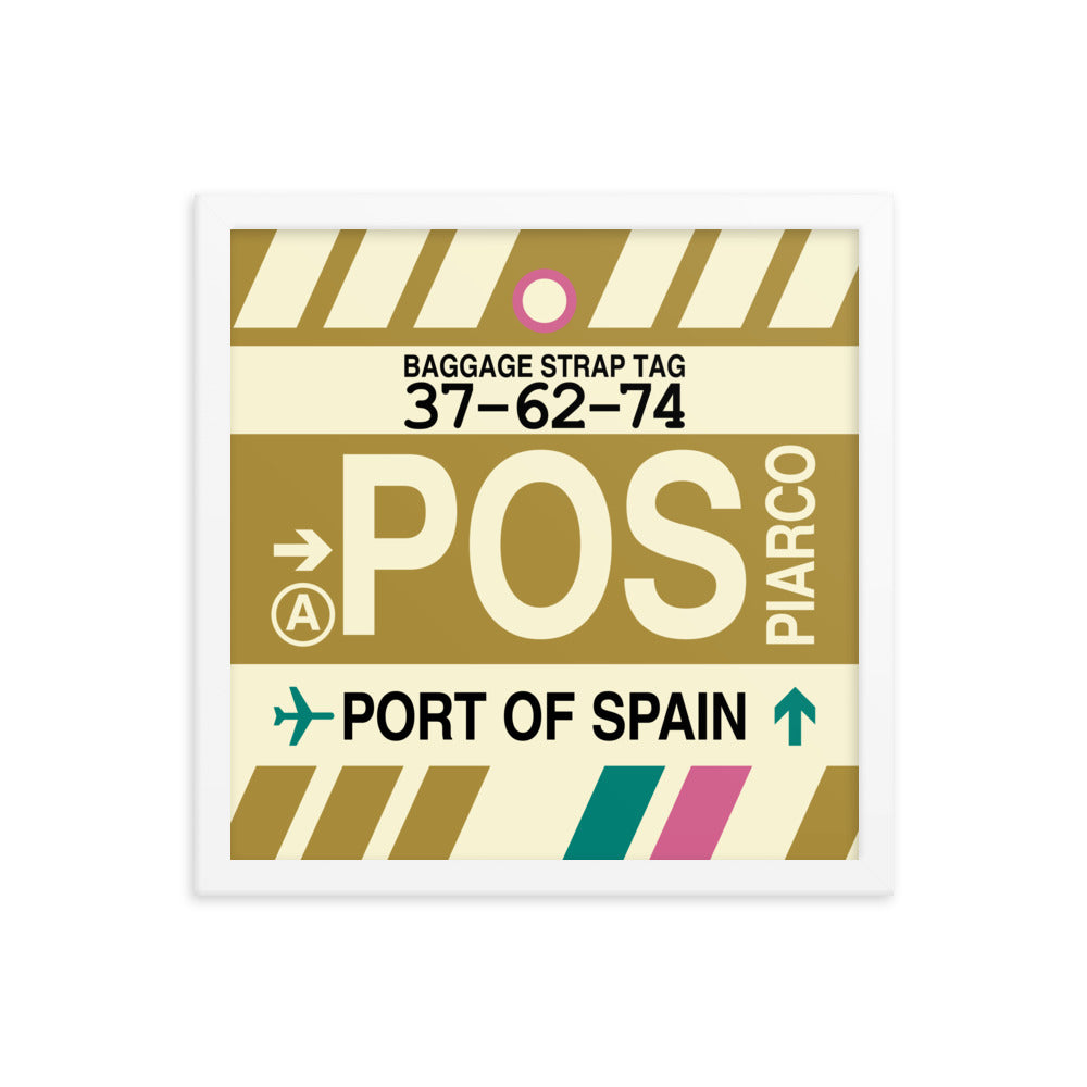 Travel-Themed Framed Print • POS Port of Spain Souvenir • YHM Designs - Image 13