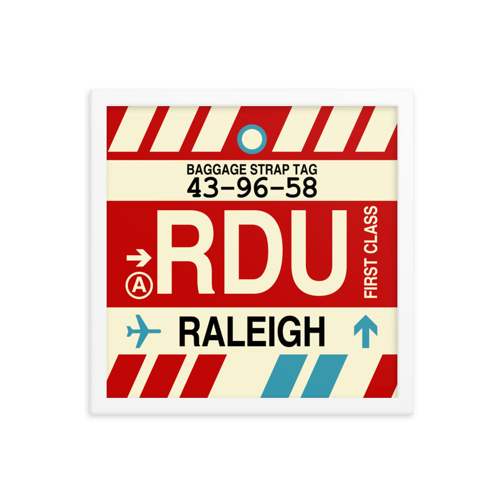 Travel-Themed Framed Print • RDU Raleigh Souvenir • YHM Designs - Image 13