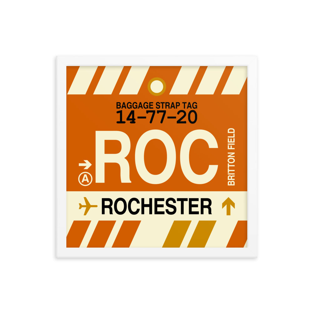 Travel-Themed Framed Print • ROC Rochester Souvenir • YHM Designs - Image 13