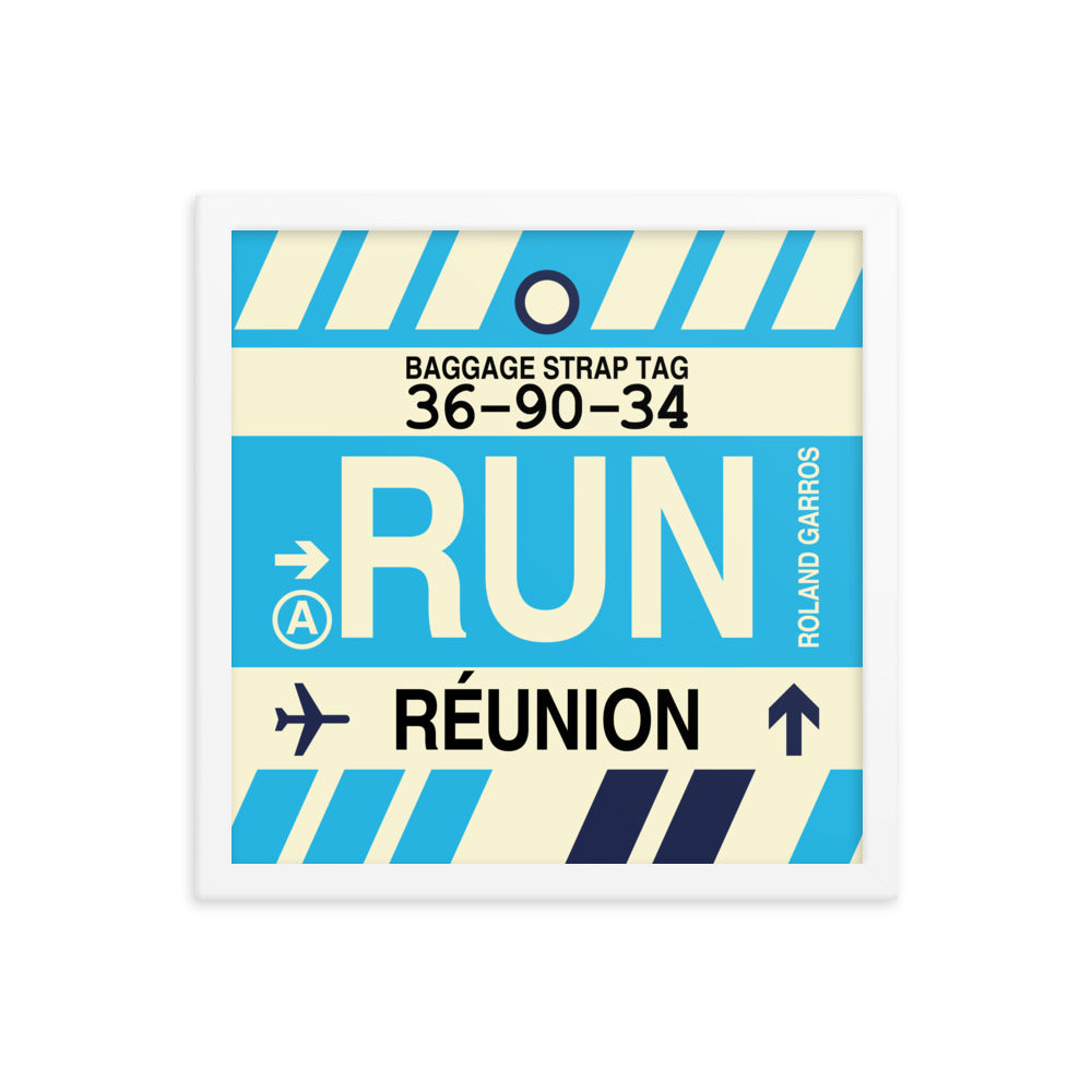 Travel-Themed Framed Print • RUN St-Denis Souvenir • YHM Designs - Image 13