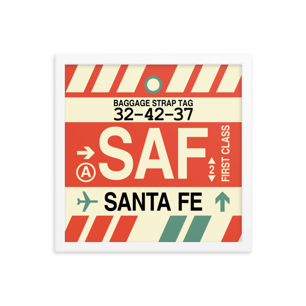 Travel-Themed Framed Print • SAF Santa Fe Souvenir • YHM Designs - Image 13