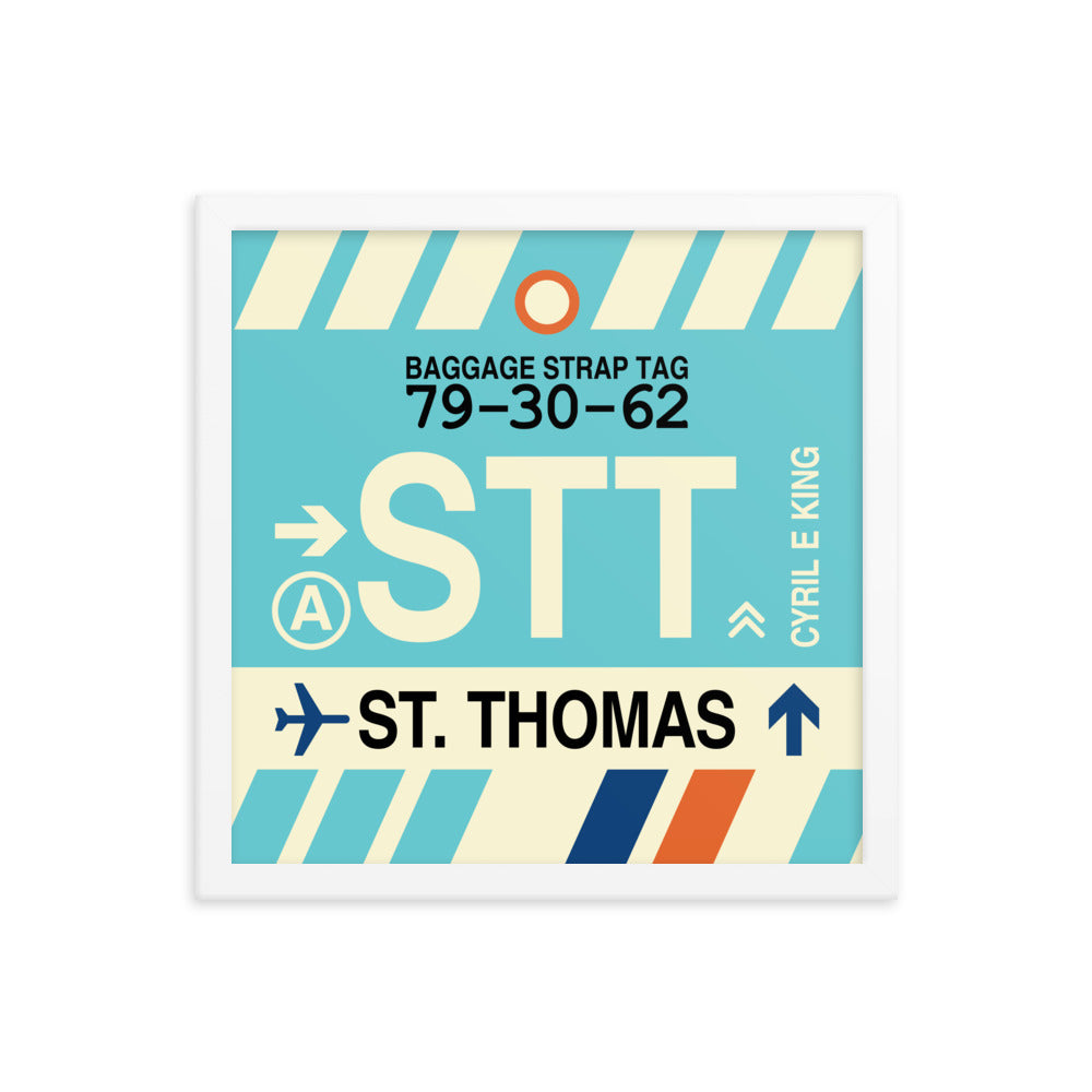 Travel-Themed Framed Print • STT St. Thomas • YHM Designs - Image 13