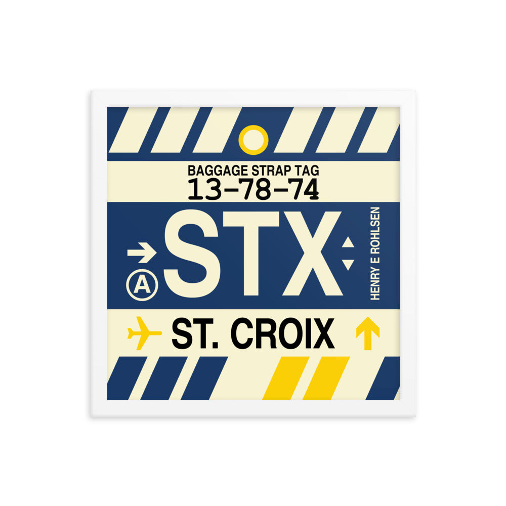Travel-Themed Framed Print • STX St. Croix • YHM Designs - Image 13