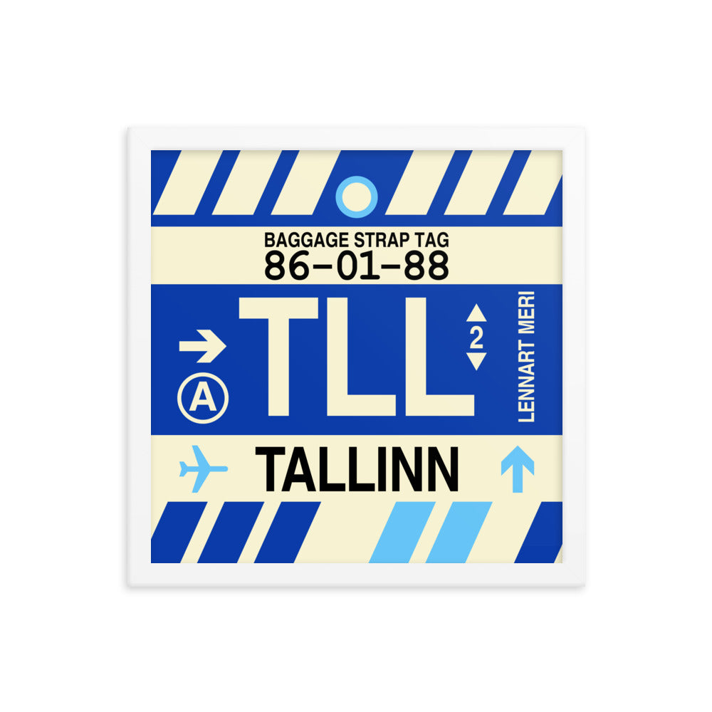 Travel-Themed Framed Print • TLL Tallinn Souvenir • YHM Designs - Image 13