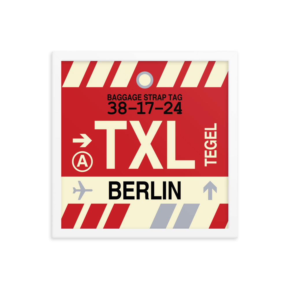 Travel-Themed Framed Print • TXL Berlin Souvenir • YHM Designs - Image 13