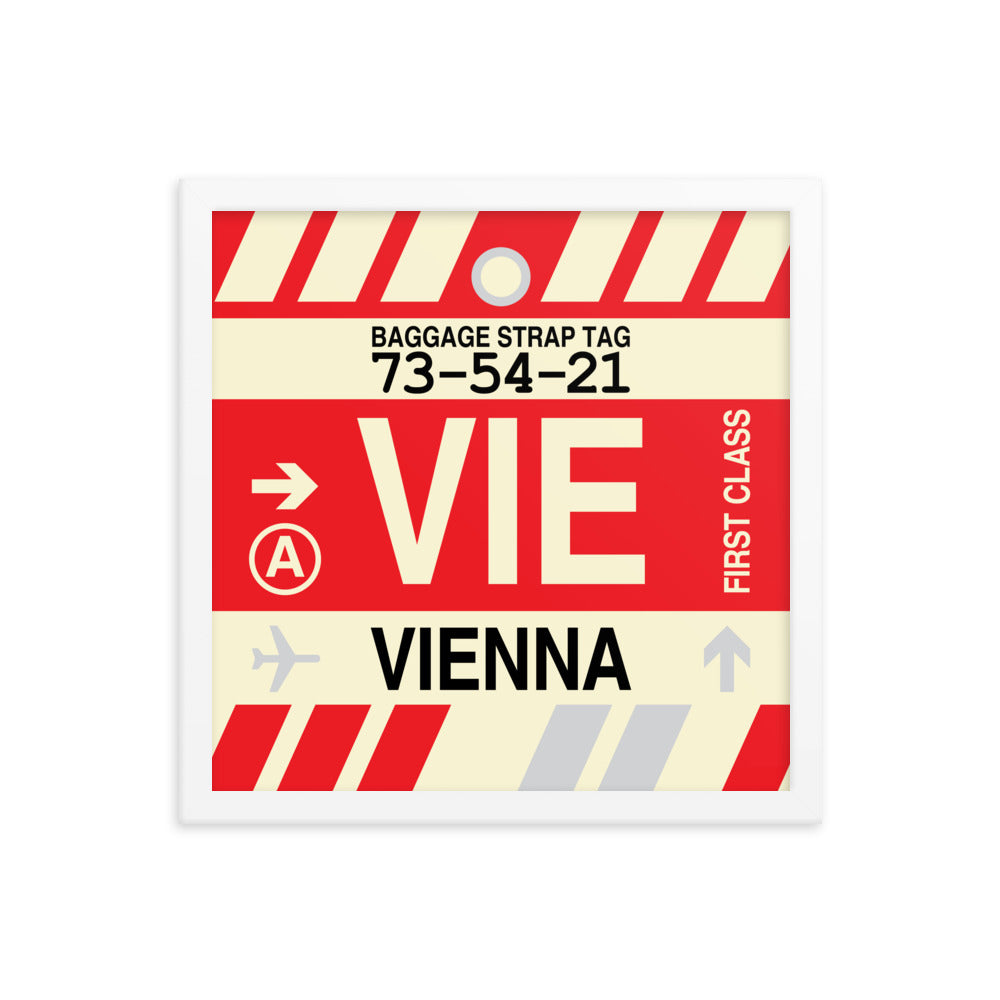 Travel-Themed Framed Print • VIE Vienna • YHM Designs - Image 13