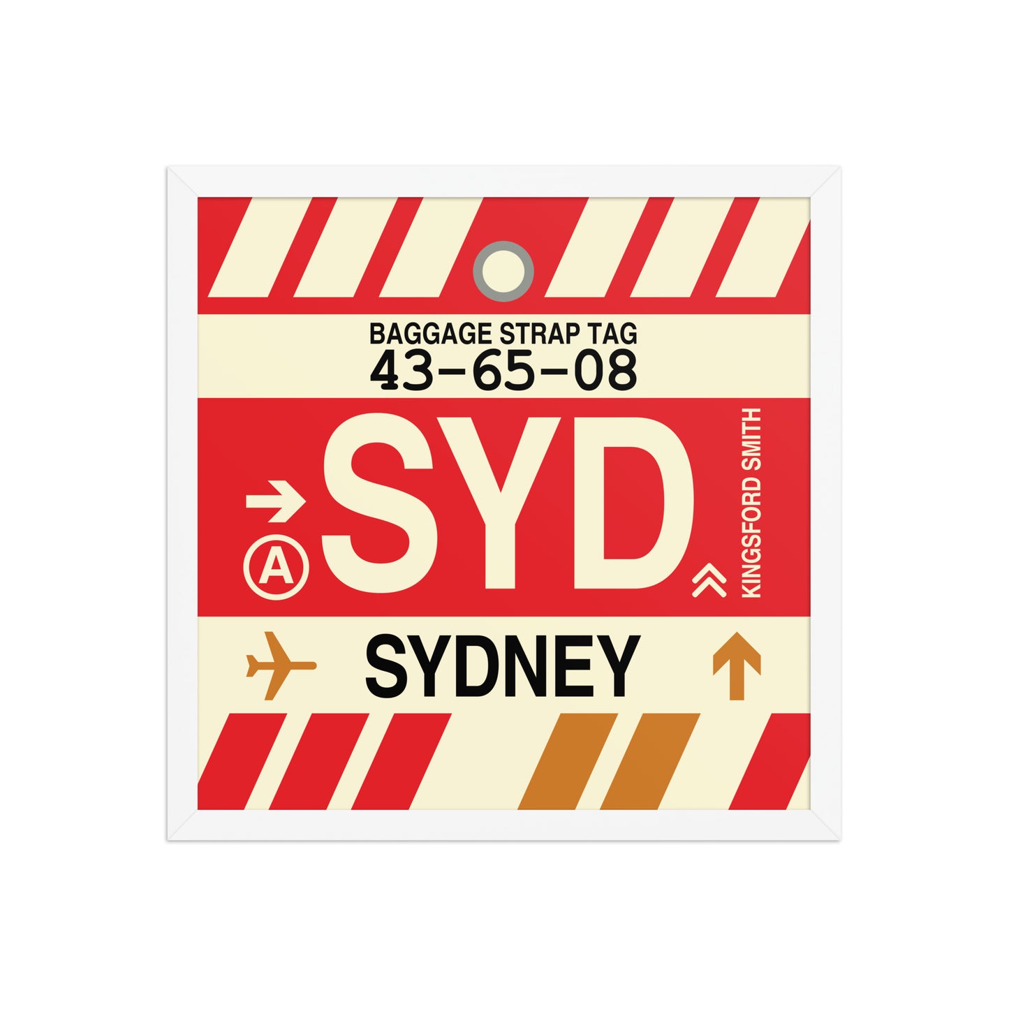 Travel-Themed Framed Print • SYD Sydney • YHM Designs - Image 14