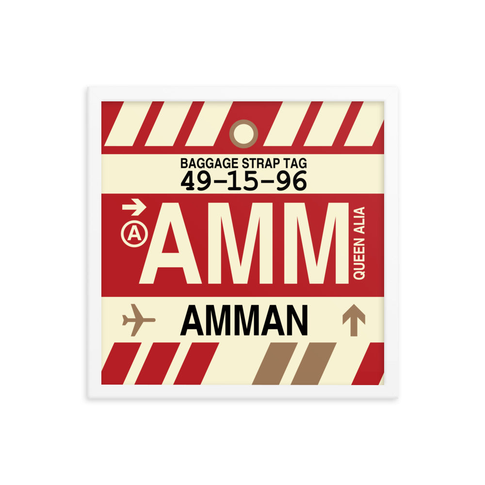 Travel-Themed Framed Print • AMM Amman • YHM Designs - Image 14