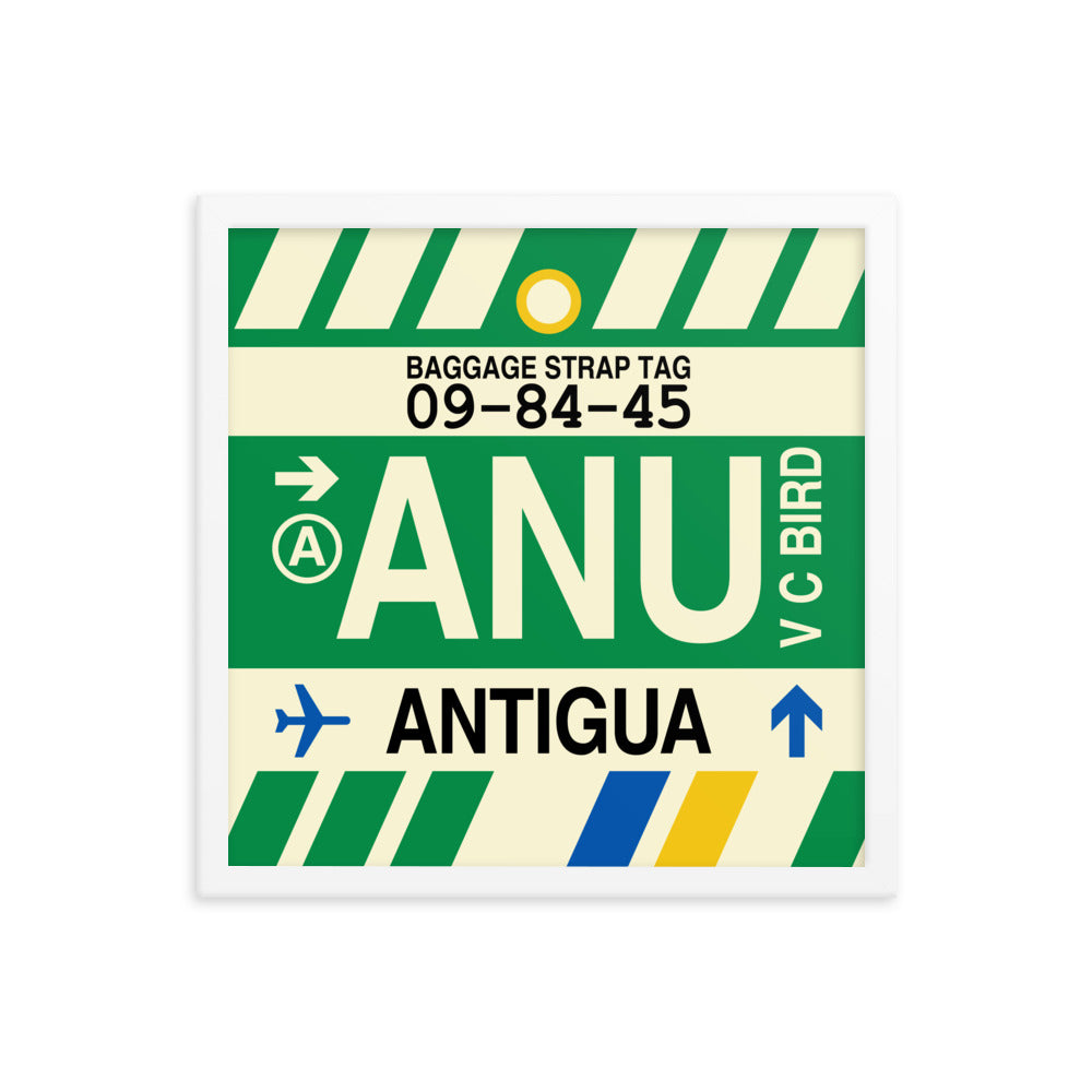 Travel-Themed Framed Print • ANU Antigua Souvenir • YHM Designs - Image 14