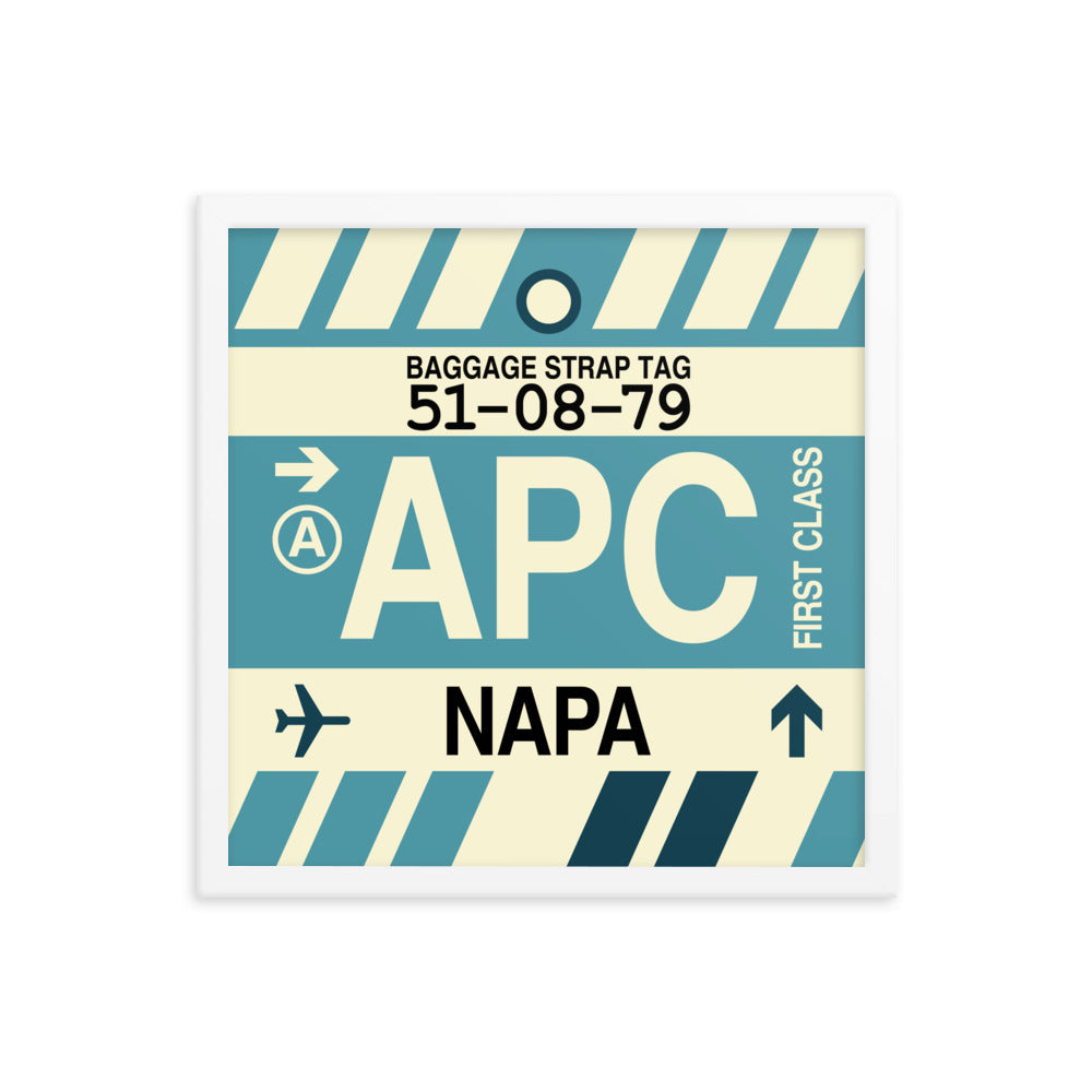 Travel-Themed Framed Print • APC Napa Souvenir • YHM Designs - Image 14