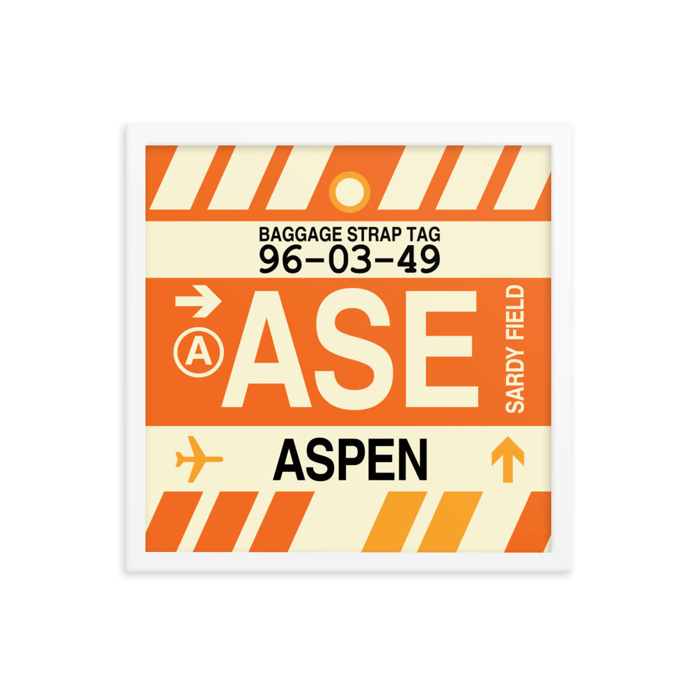 Travel-Themed Framed Print • ASE Aspen Souvenir • YHM Designs - Image 14