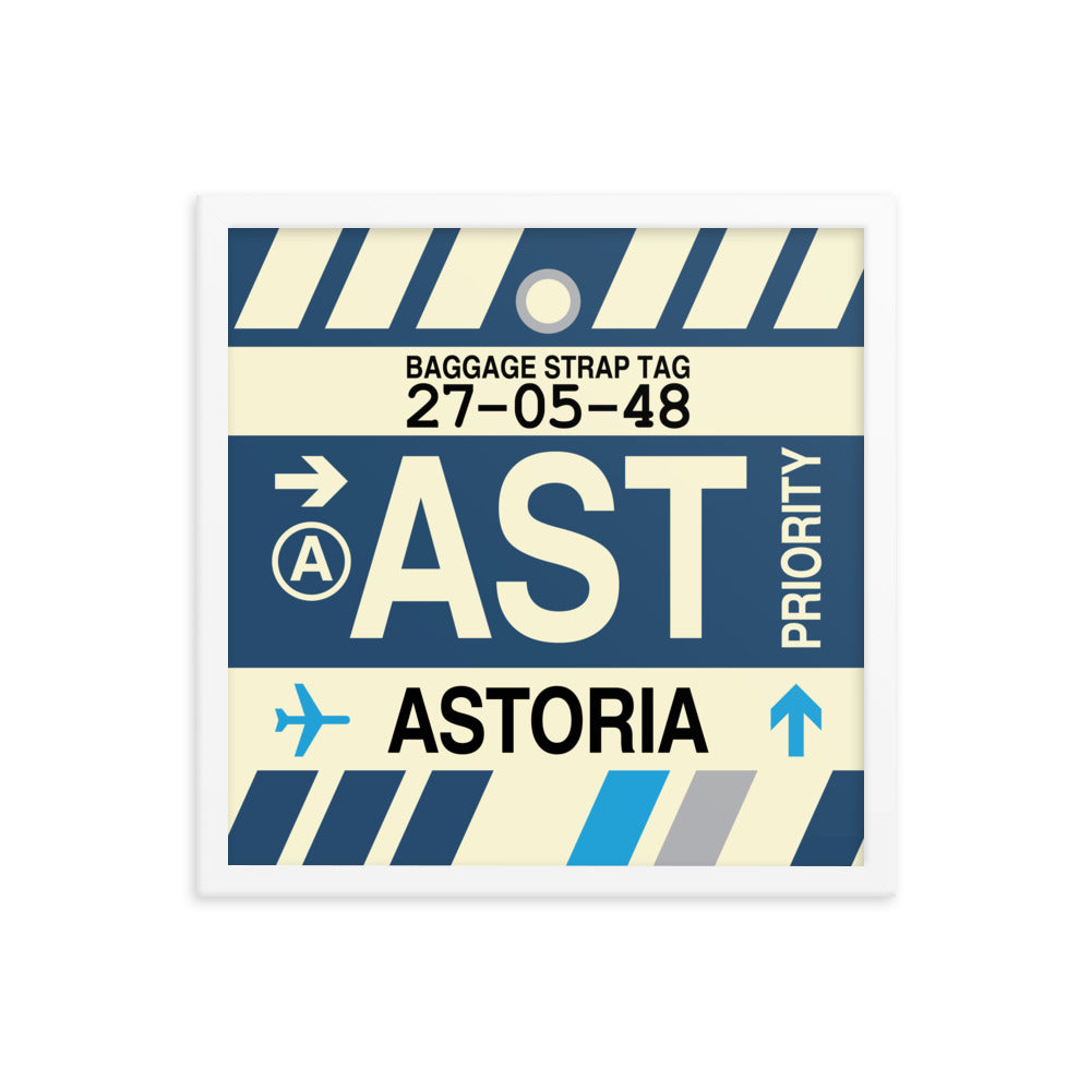 Travel-Themed Framed Print • AST Astoria Souvenir • YHM Designs - Image 14