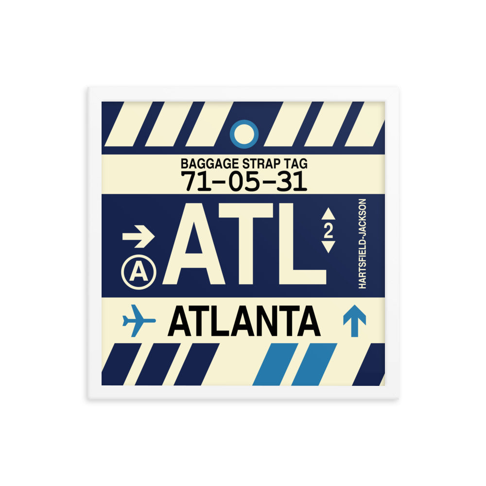 Travel-Themed Framed Print • ATL Atlanta • YHM Designs - Image 14