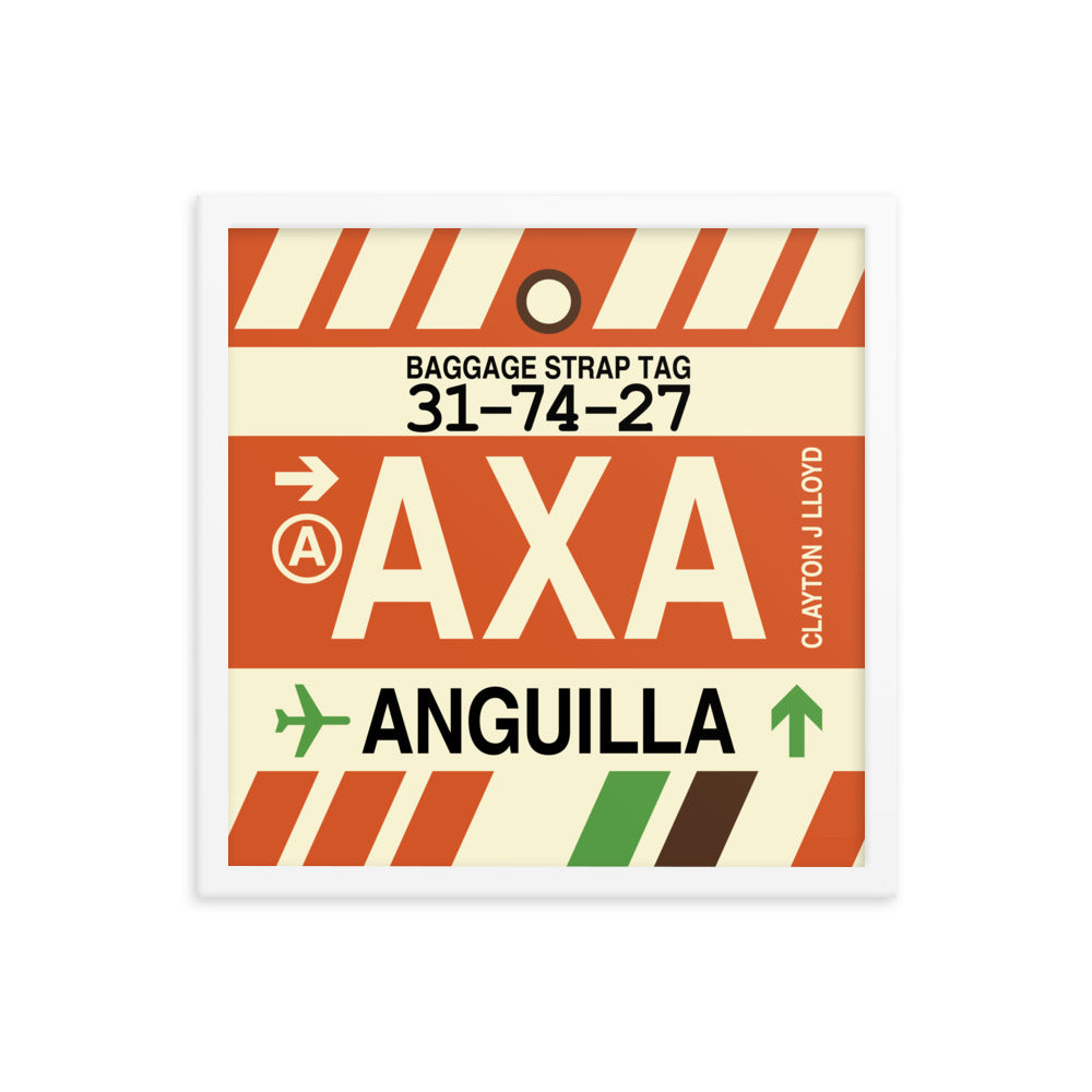 Travel-Themed Framed Print • AXA Anguilla • YHM Designs - Image 14