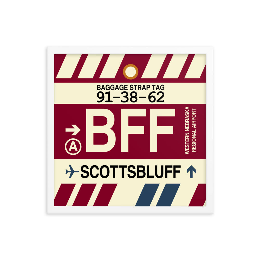 Travel-Themed Framed Print • BFF Scottsbluff Souvenir • YHM Designs - Image 14