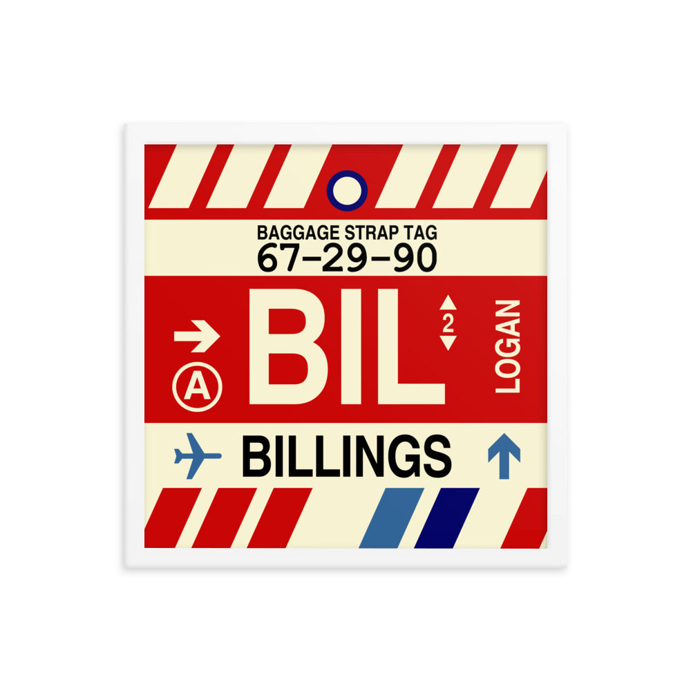 Travel-Themed Framed Print • BIL Billings Souvenir • YHM Designs - Image 14