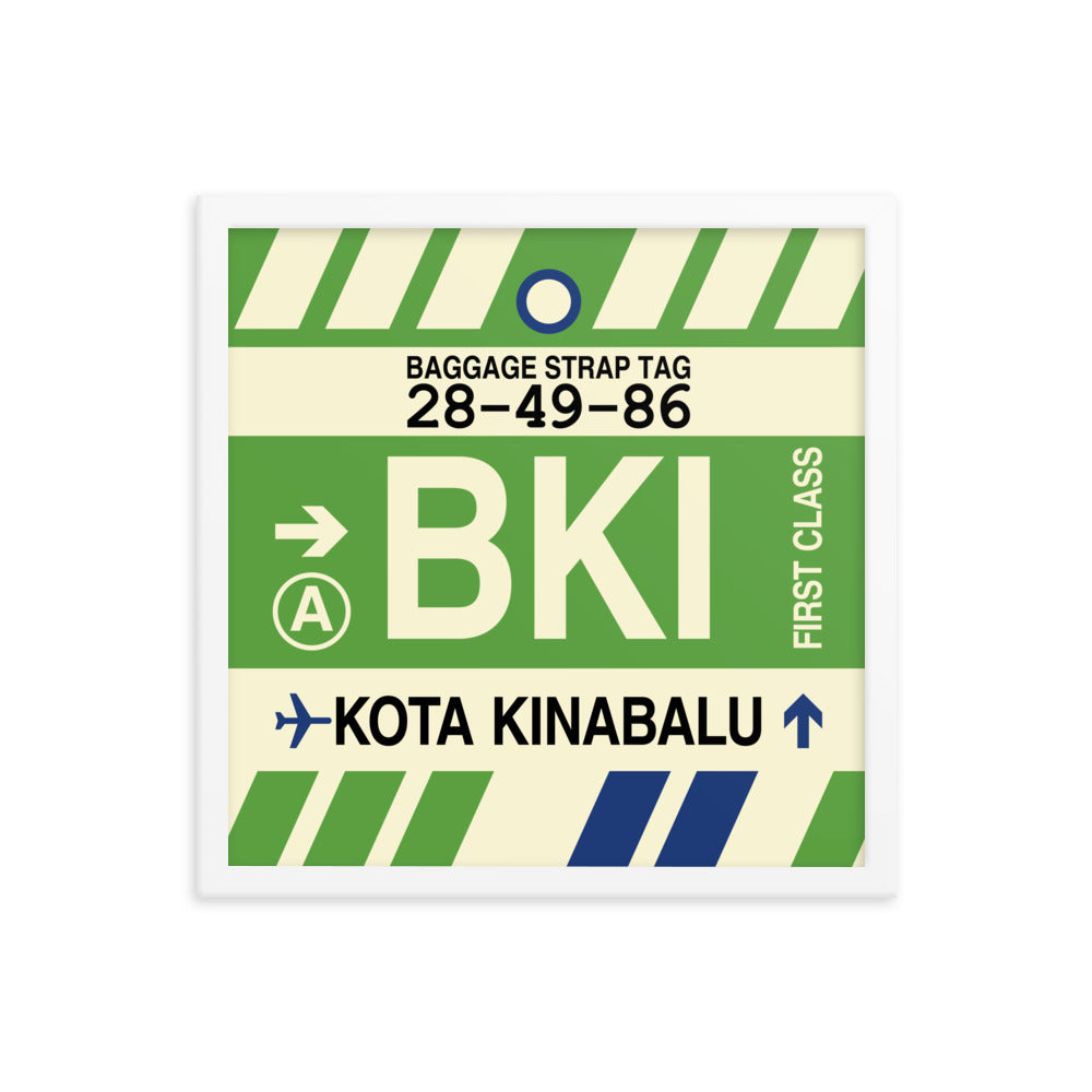 Travel-Themed Framed Print • BKI Kota Kinabalu • YHM Designs - Image 14
