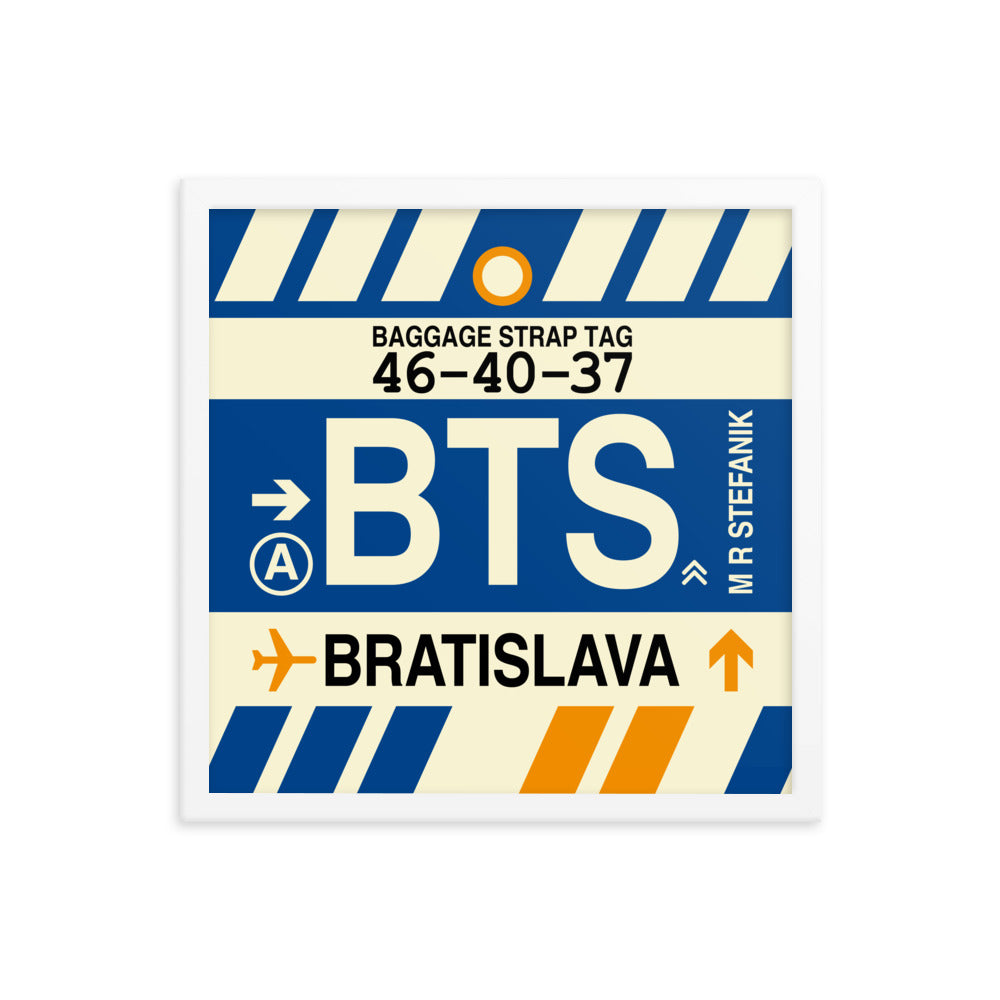 Travel-Themed Framed Print • BTS Bratislava Souvenir • YHM Designs - Image 14