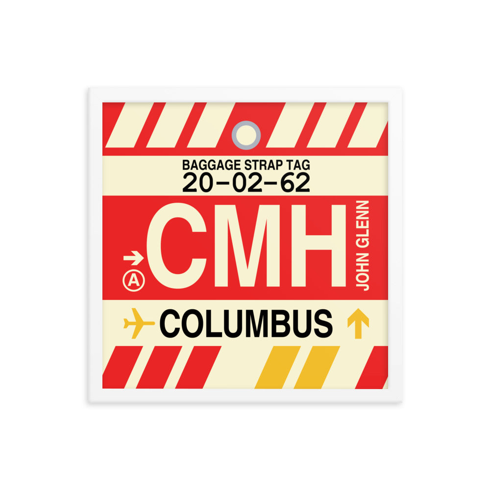 Travel-Themed Framed Print • CMH Columbus Souvenir • YHM Designs - Image 14