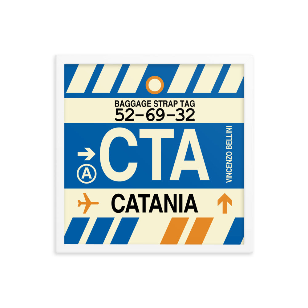 Travel-Themed Framed Print • CTA Catania Souvenir • YHM Designs - Image 14