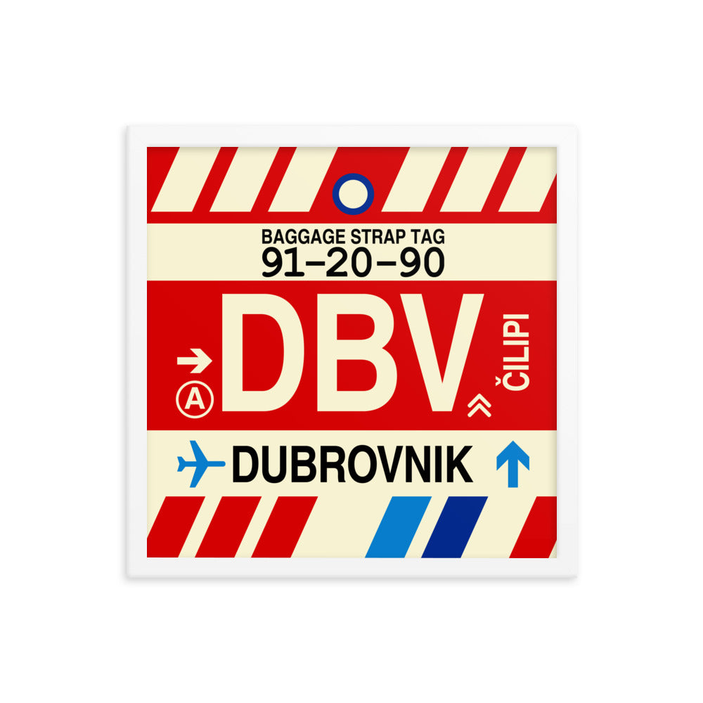 Travel-Themed Framed Print • DBV Dubrovnik Souvenir • YHM Designs - Image 14