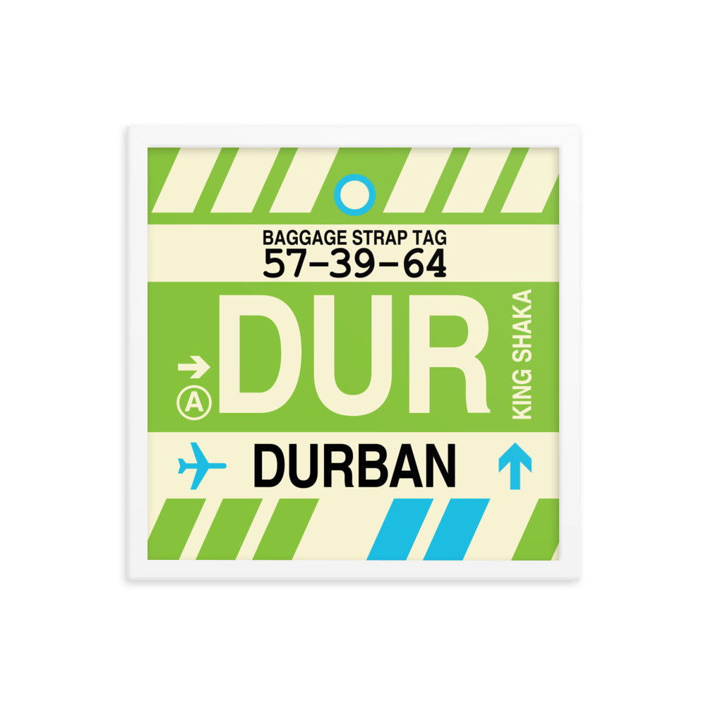Travel-Themed Framed Print • DUR Durban • YHM Designs - Image 14