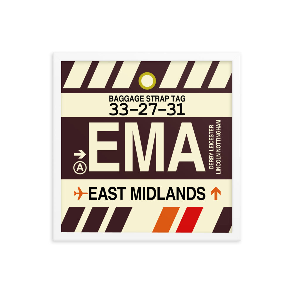 Travel-Themed Framed Print • EMA East Midlands Souvenir • YHM Designs - Image 14