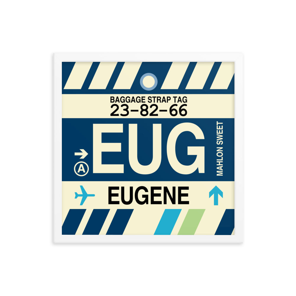 Travel-Themed Framed Print • EUG Eugene Souvenir • YHM Designs - Image 14