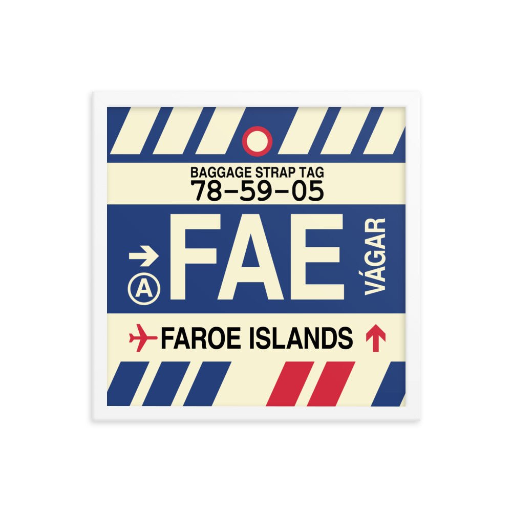 Travel-Themed Framed Print • FAE Faroe Islands Souvenir • YHM Designs - Image 14